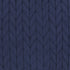 Navy Blue Chunky Braid Lumbar Pillow